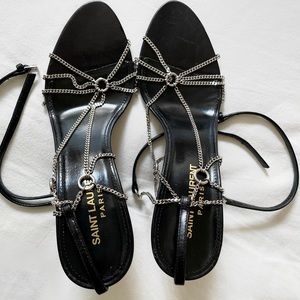 Saint Laurent Chain Sandals size US6.5/ EU37.5
